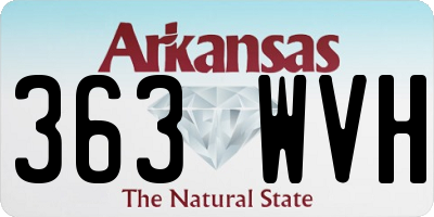 AR license plate 363WVH