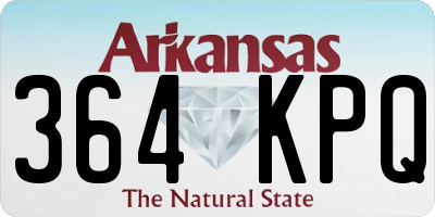 AR license plate 364KPQ