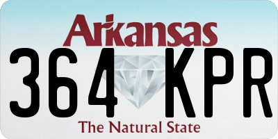 AR license plate 364KPR