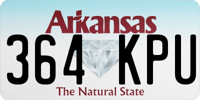 AR license plate 364KPU