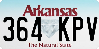 AR license plate 364KPV