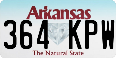 AR license plate 364KPW