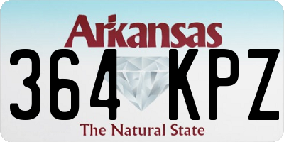 AR license plate 364KPZ