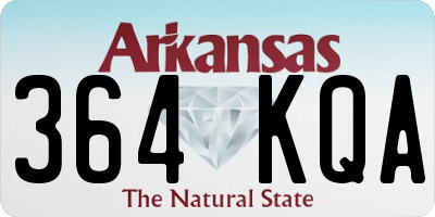 AR license plate 364KQA