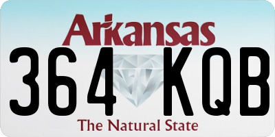 AR license plate 364KQB