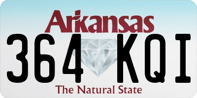 AR license plate 364KQI