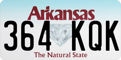 AR license plate 364KQK