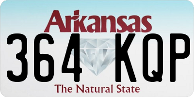 AR license plate 364KQP