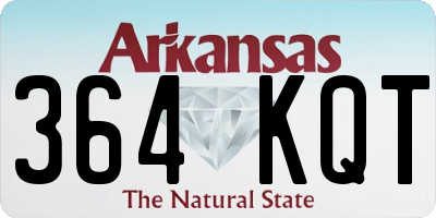 AR license plate 364KQT