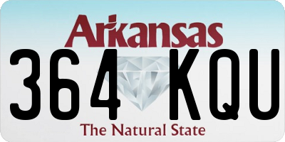 AR license plate 364KQU