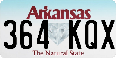 AR license plate 364KQX
