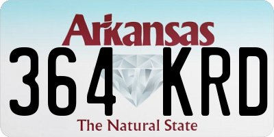 AR license plate 364KRD