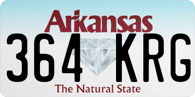 AR license plate 364KRG