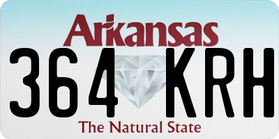 AR license plate 364KRH