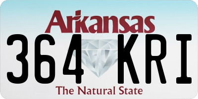 AR license plate 364KRI