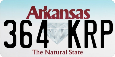 AR license plate 364KRP