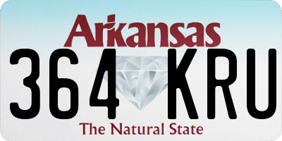 AR license plate 364KRU