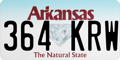 AR license plate 364KRW