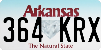 AR license plate 364KRX