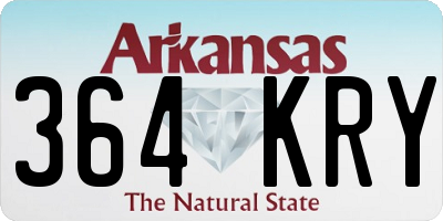 AR license plate 364KRY