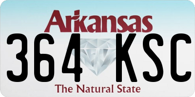 AR license plate 364KSC
