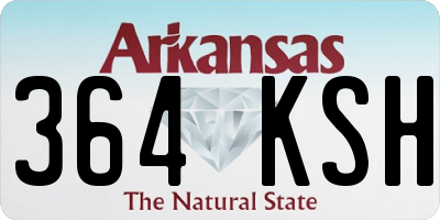 AR license plate 364KSH