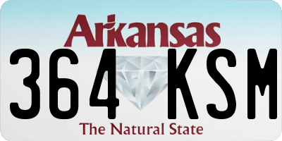 AR license plate 364KSM