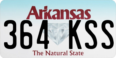 AR license plate 364KSS