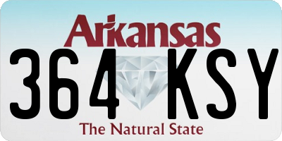 AR license plate 364KSY