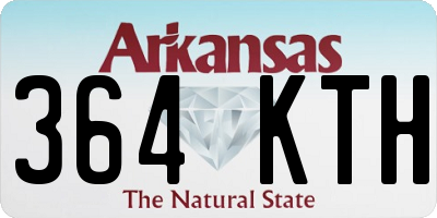 AR license plate 364KTH