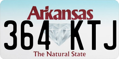 AR license plate 364KTJ