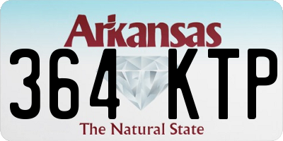 AR license plate 364KTP
