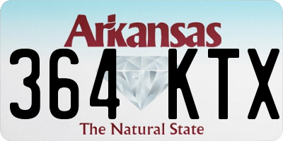 AR license plate 364KTX