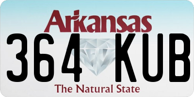AR license plate 364KUB