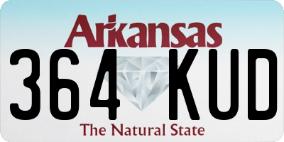 AR license plate 364KUD