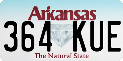 AR license plate 364KUE