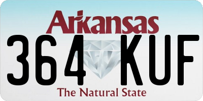 AR license plate 364KUF