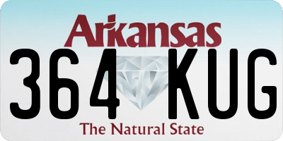 AR license plate 364KUG