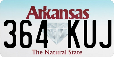 AR license plate 364KUJ