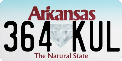 AR license plate 364KUL