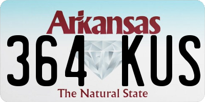 AR license plate 364KUS