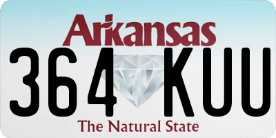 AR license plate 364KUU