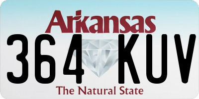 AR license plate 364KUV
