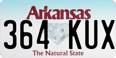 AR license plate 364KUX