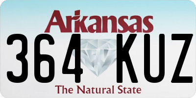 AR license plate 364KUZ