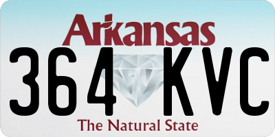 AR license plate 364KVC