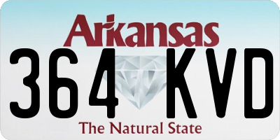 AR license plate 364KVD