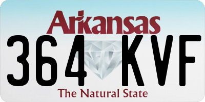 AR license plate 364KVF
