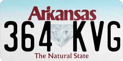 AR license plate 364KVG