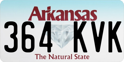 AR license plate 364KVK
